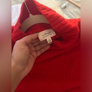 Aritzia red Montpellier sweater